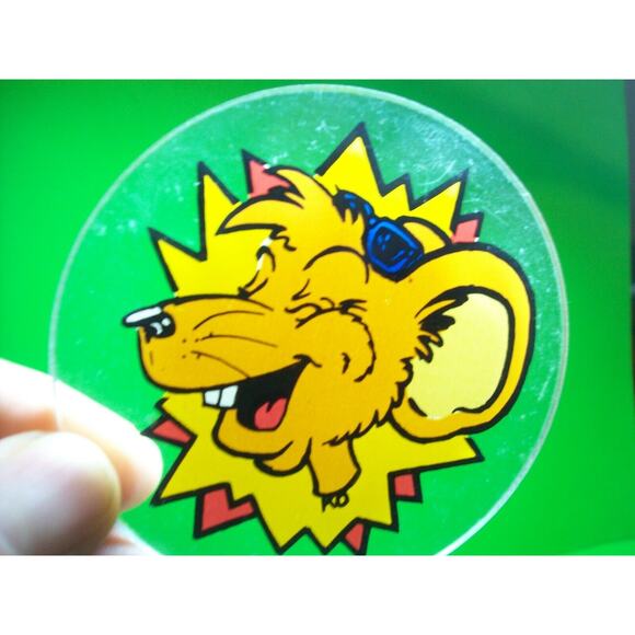 Mousin Around Pinball Machine Plastic Drink Coaster Game Mouse With Glasses - Picture 2 of 4